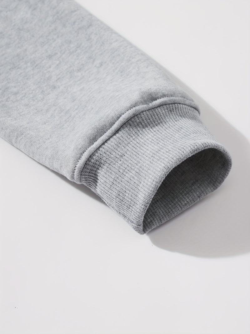 Men’s Retro Letter Print Hoodie – Vintage Streetwear Pullover