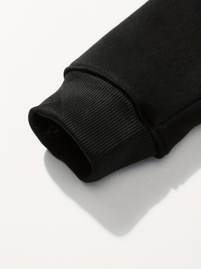 Men’s Retro Letter Print Hoodie – Vintage Streetwear Pullover