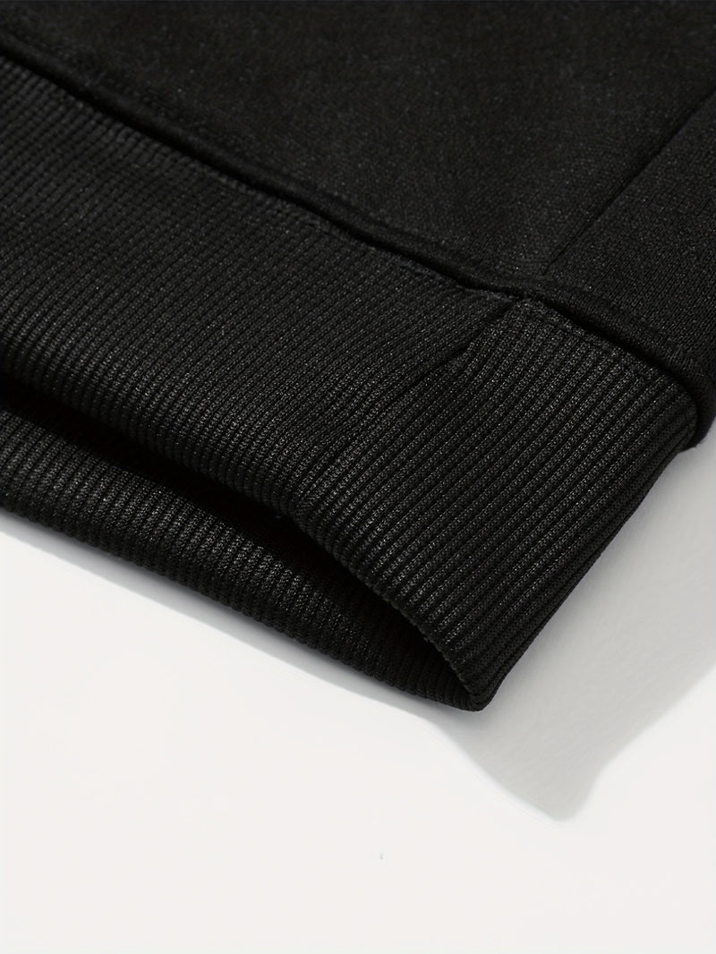 Men’s Retro Letter Print Hoodie – Vintage Streetwear Pullover