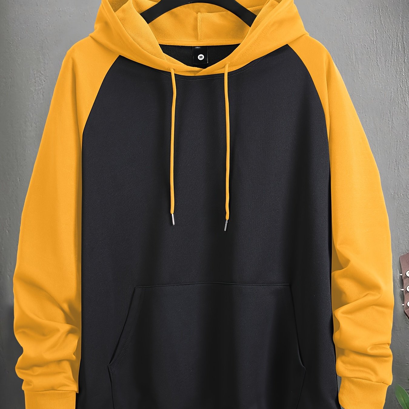 Men’s Color Block Hoodie – Casual Streetwear Pullover
