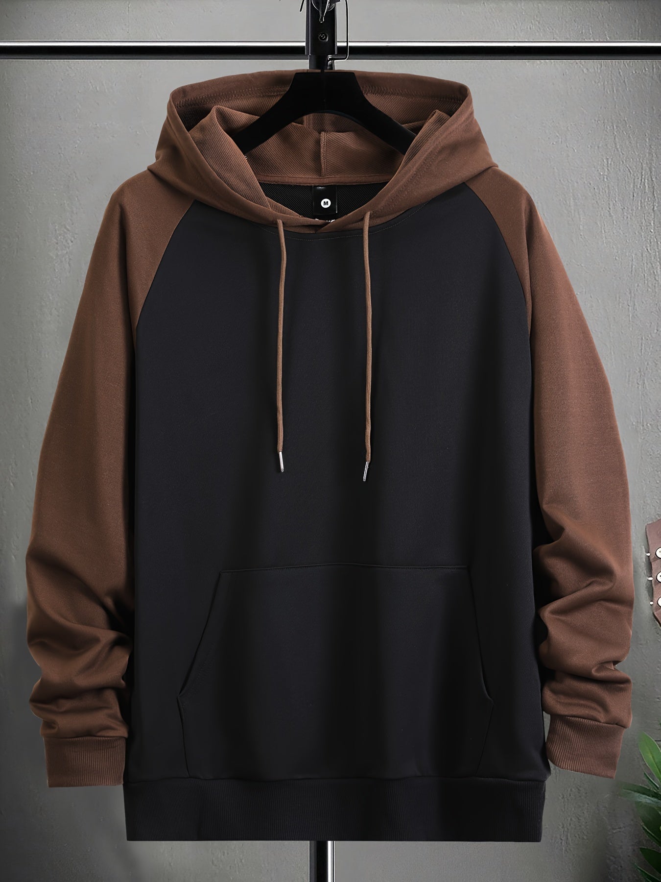 Men’s Color Block Hoodie – Casual Streetwear Pullover