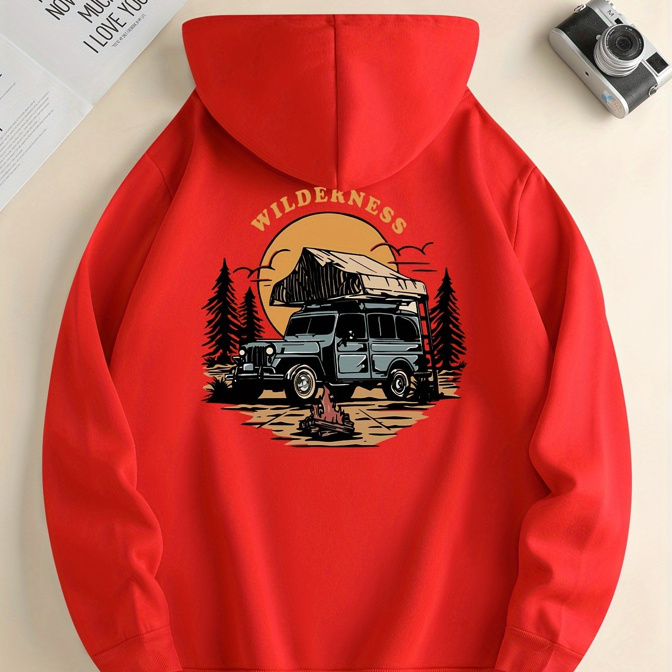 Men’s Off-Road Vehicle Hoodie – Adventure Streetwear Pullover