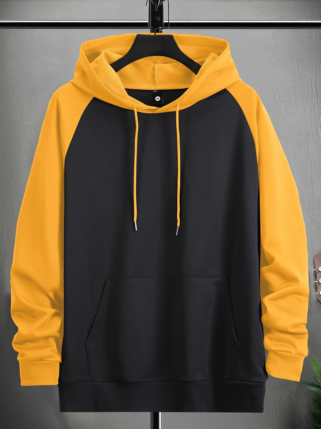 Men’s Color Block Hoodie – Casual Streetwear Pullover