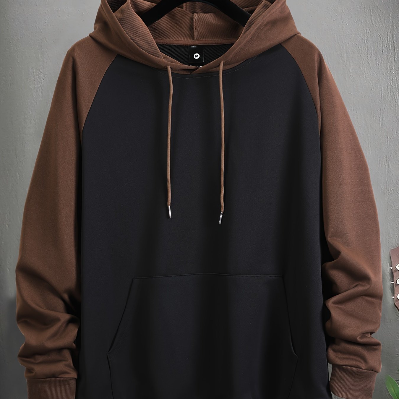Men’s Color Block Hoodie – Casual Streetwear Pullover