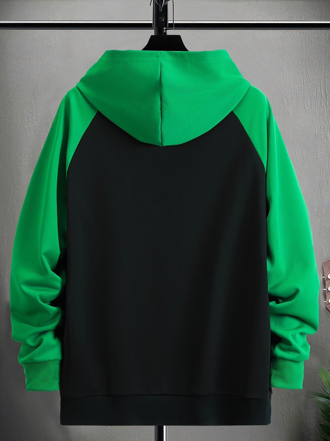 Men’s Color Block Hoodie – Casual Streetwear Pullover