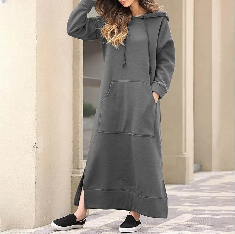 Hooded Midi Dress