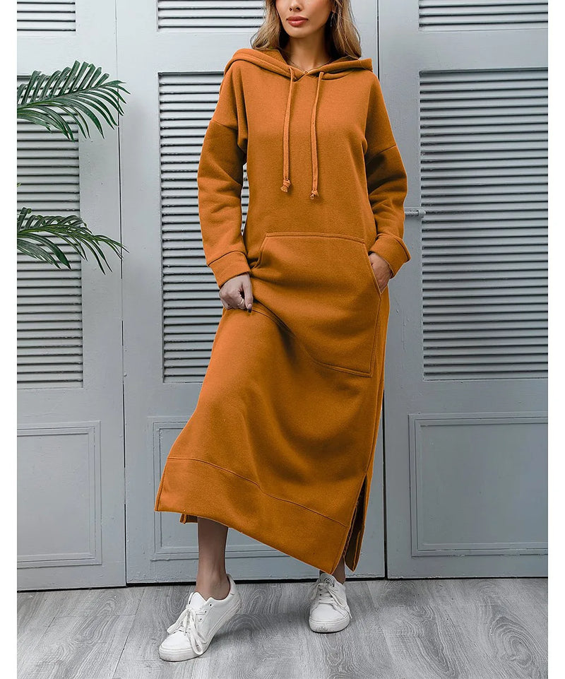 Hooded Midi Dress