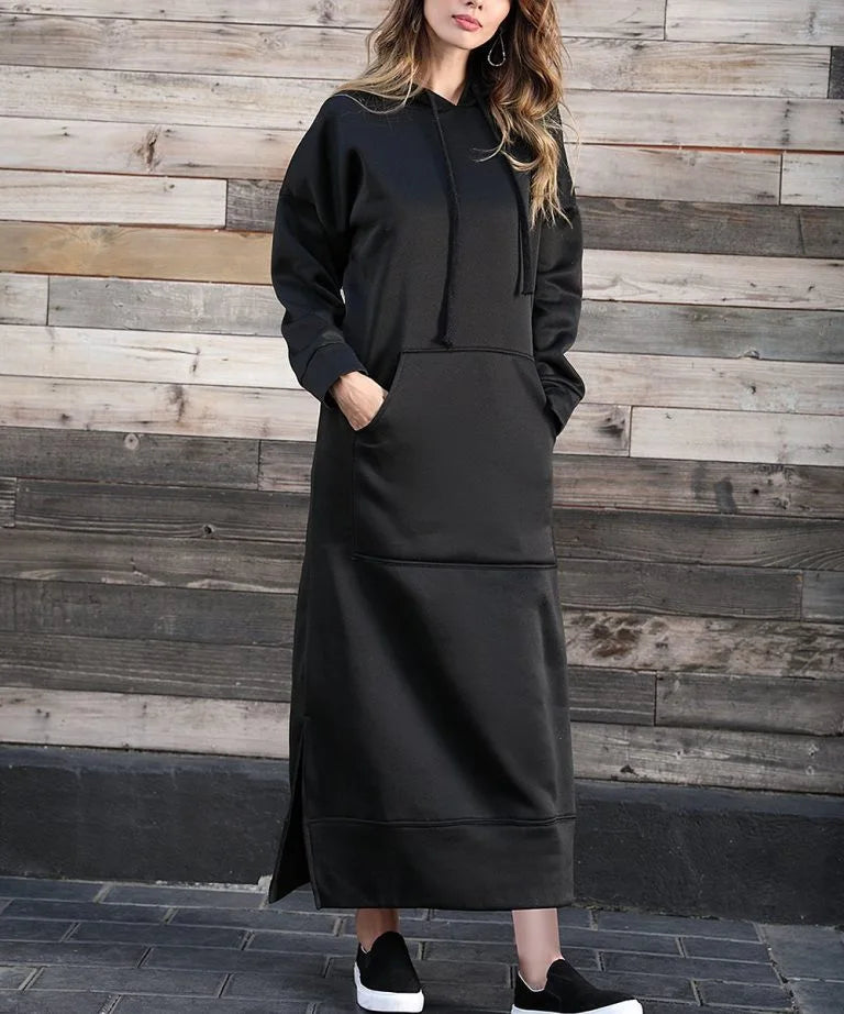 Hooded Midi Dress