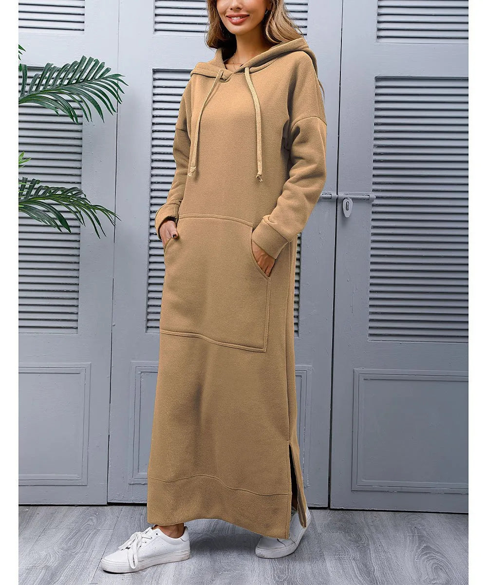 Hooded Midi Dress