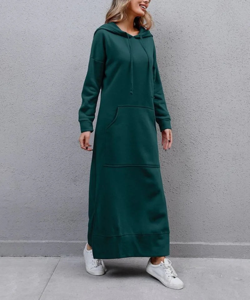Hooded Midi Dress