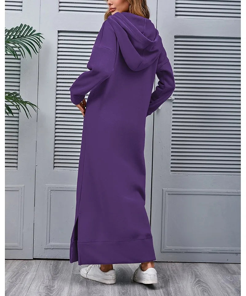 Hooded Midi Dress