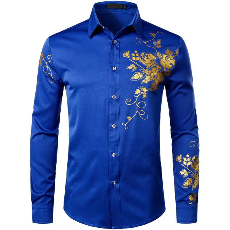 Elegant Men’s Long Sleeve Modern Fit