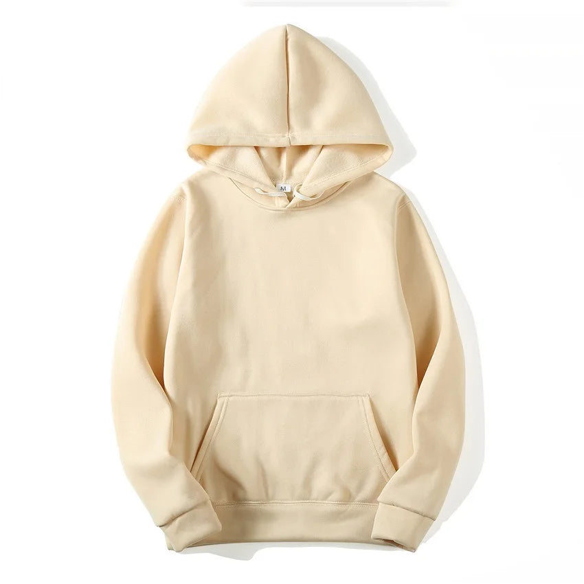 Unisex Solid Color Hoodie