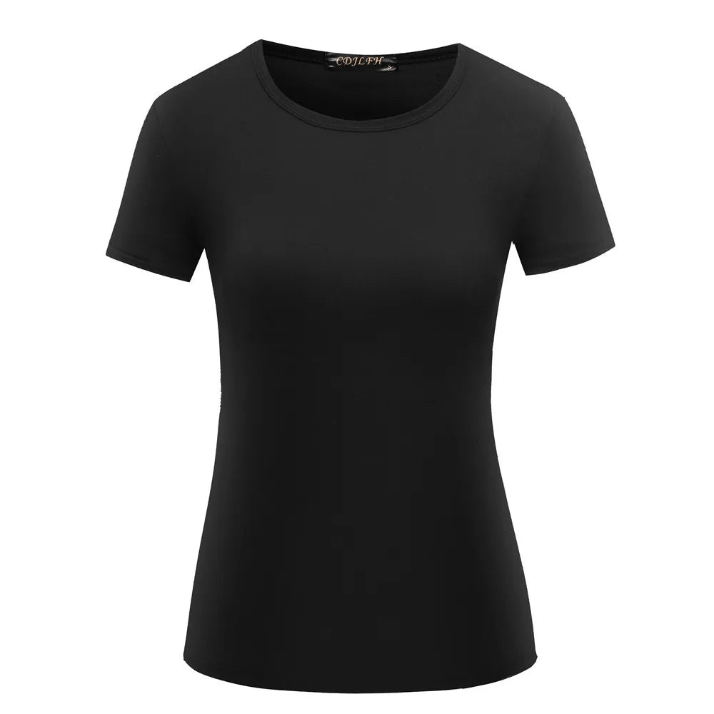 Classic Women’s Solid Color Tee – Comfortable Everyday Wear
