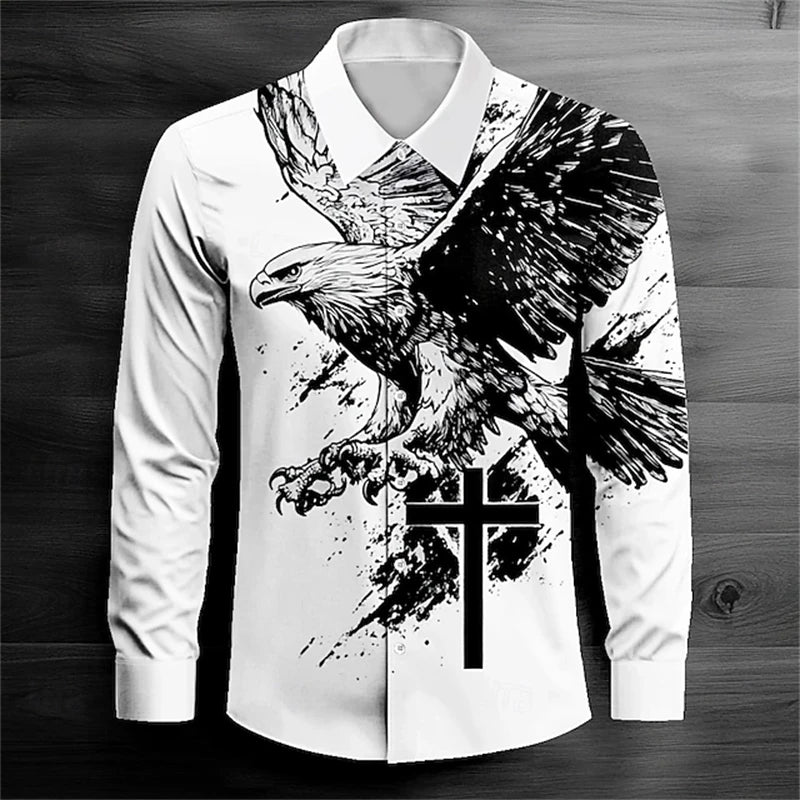 Men’s Casual Street Shirt – Trendy Urban Fashion Wear