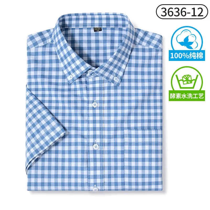 Men’s Oxford Shirt Button-Up Shirt