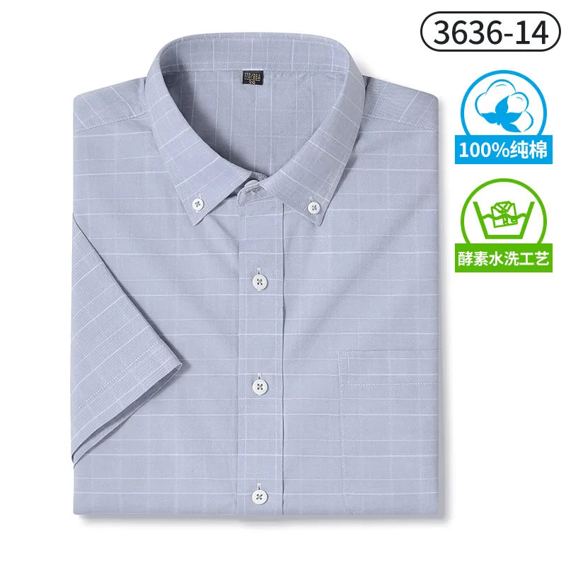 Men’s Oxford Shirt Button-Up Shirt