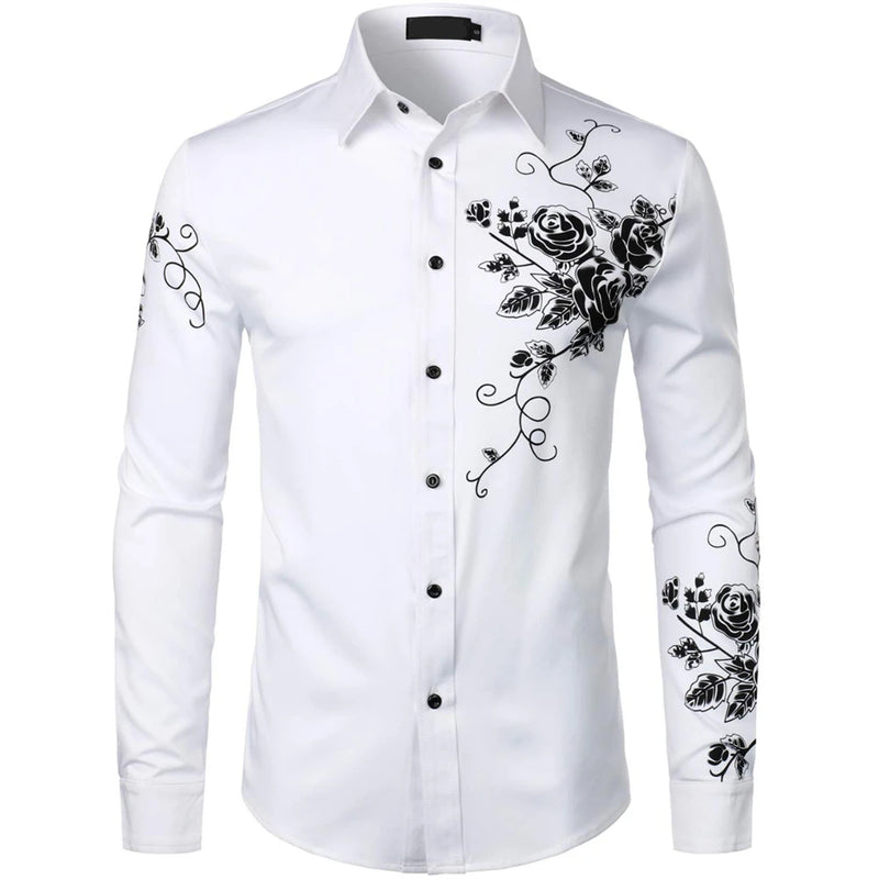 Elegant Men’s Long Sleeve Modern Fit