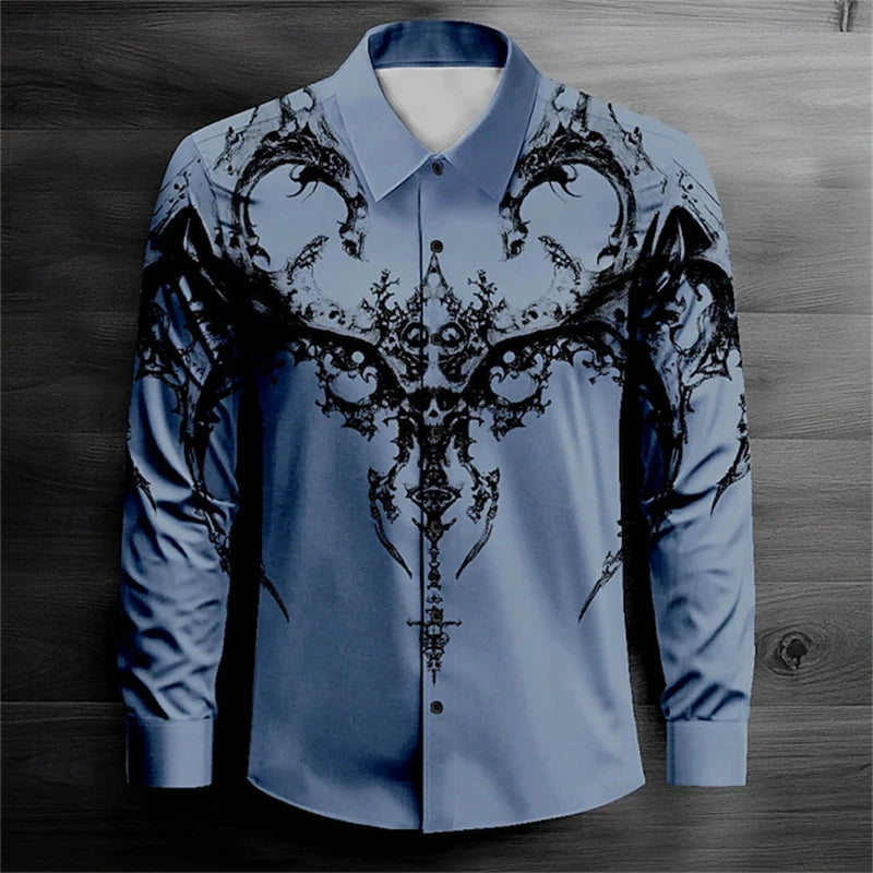 Men’s Casual Street Shirt – Trendy Urban Fashion Wear