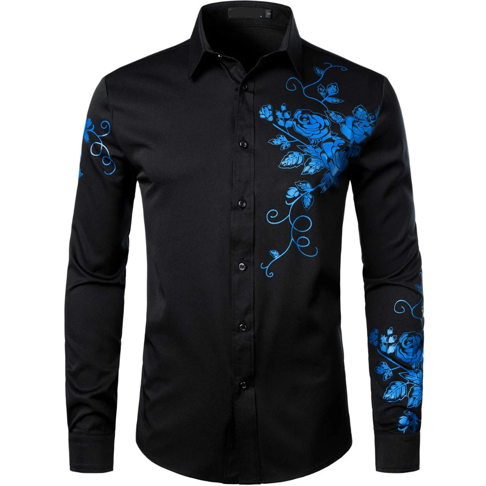 Elegant Men’s Long Sleeve Modern Fit