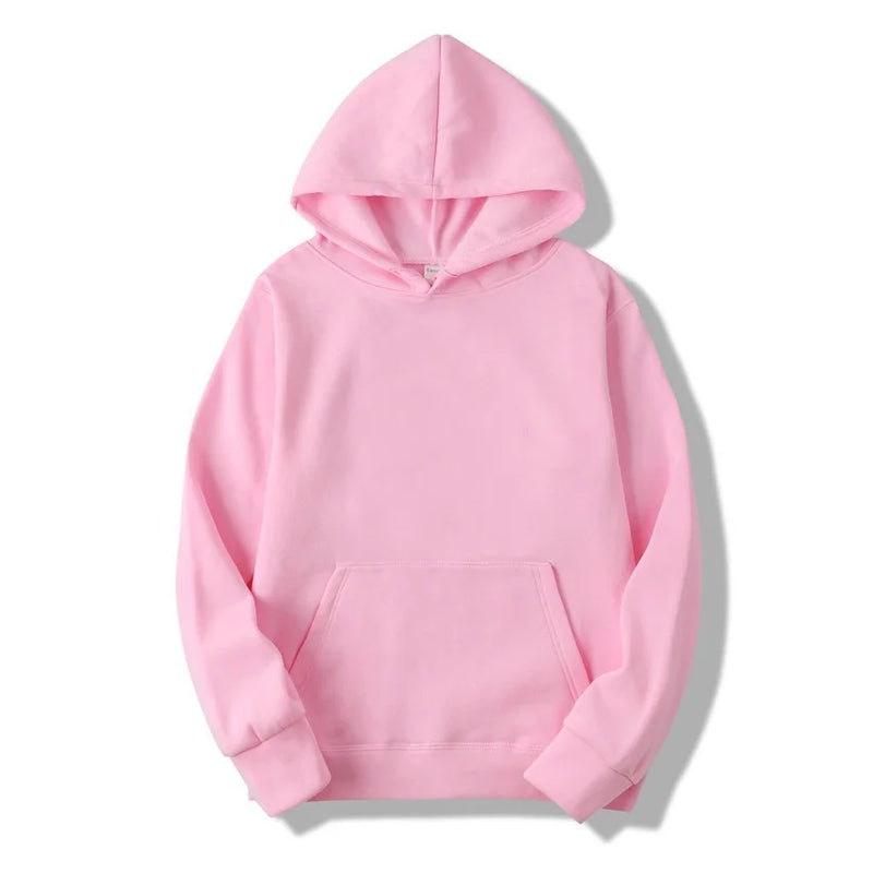 Unisex Solid Color Hoodie