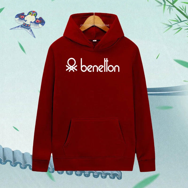 Unisex Long Sleeve Hoodie – Casual Pullover Sweatshirt