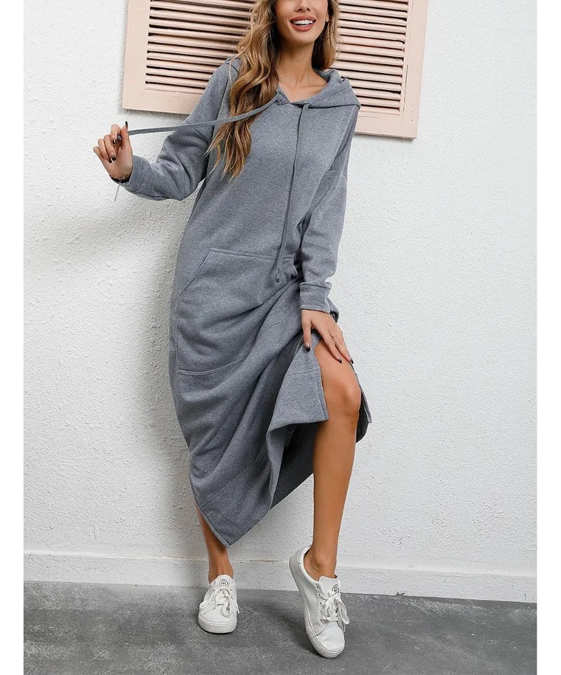 Hooded Midi Dress