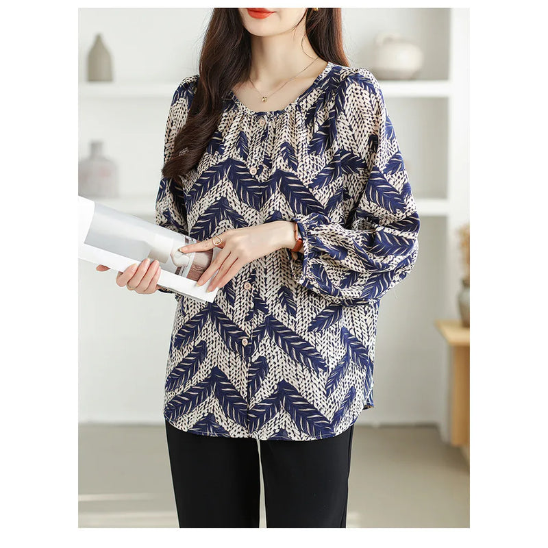 Women’s Loose Fit Blouse – Casual Chic Everyday Top