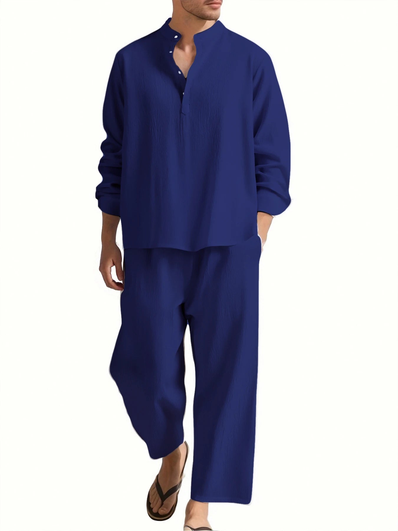 Casual Solid Color Tracksuit – Comfortable Everyday Wear