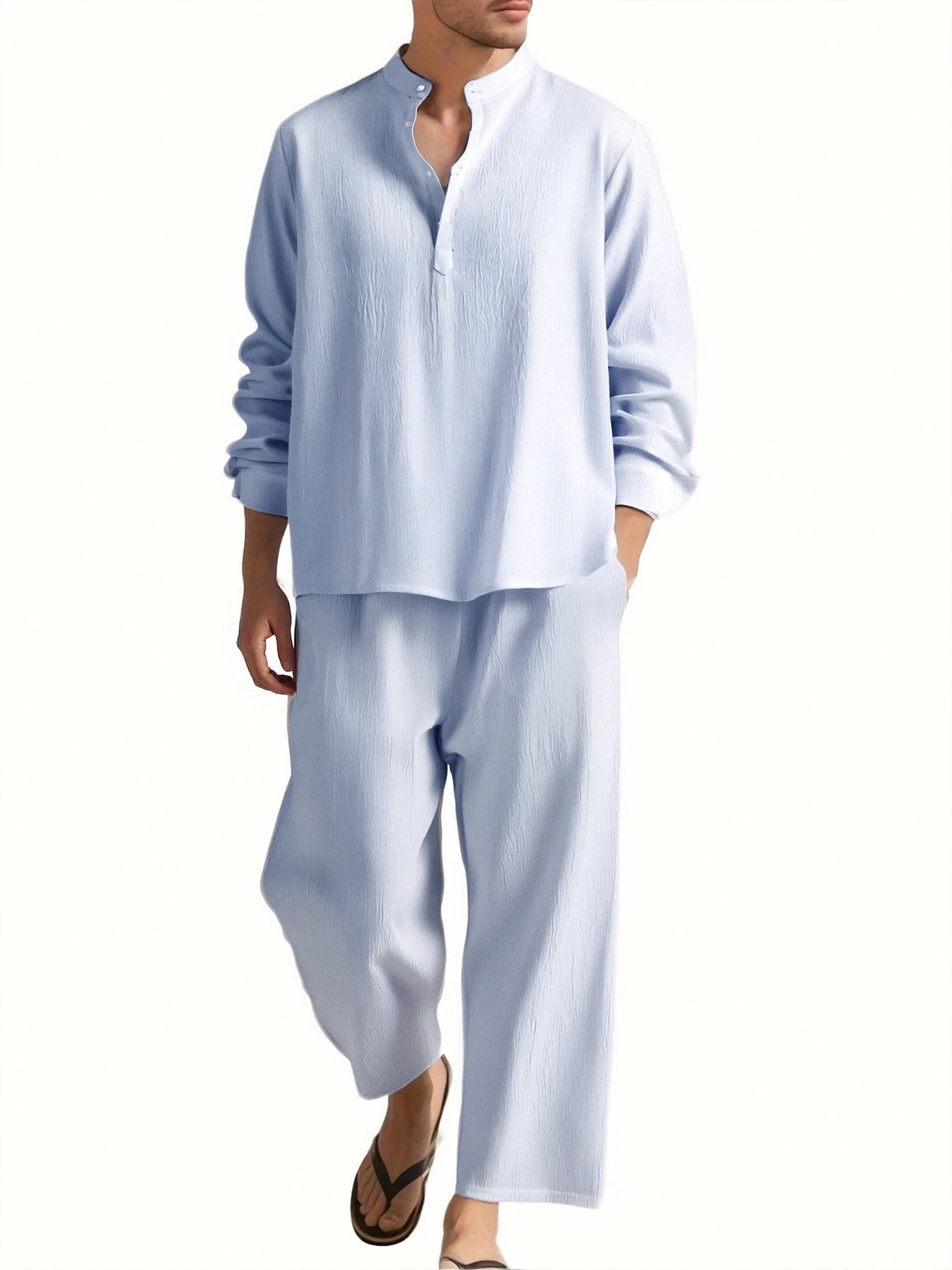 Casual Solid Color Tracksuit – Comfortable Everyday Wear