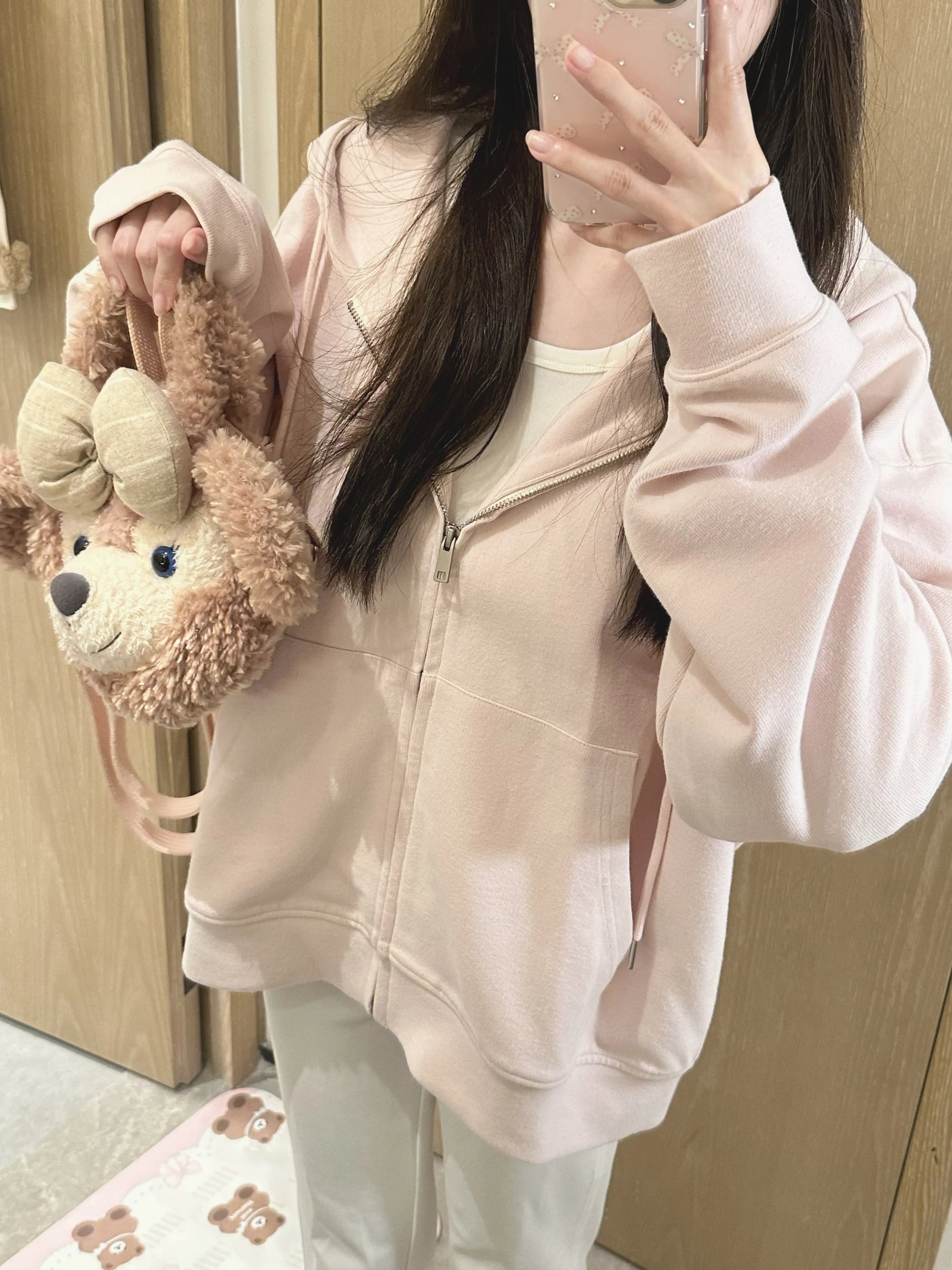 Korean Style Zipper Hoodie – Trendy Casual Pullover Jacket