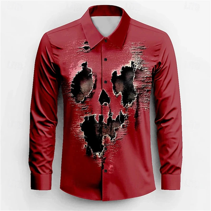 Men’s Casual Street Shirt – Trendy Urban Fashion Wear