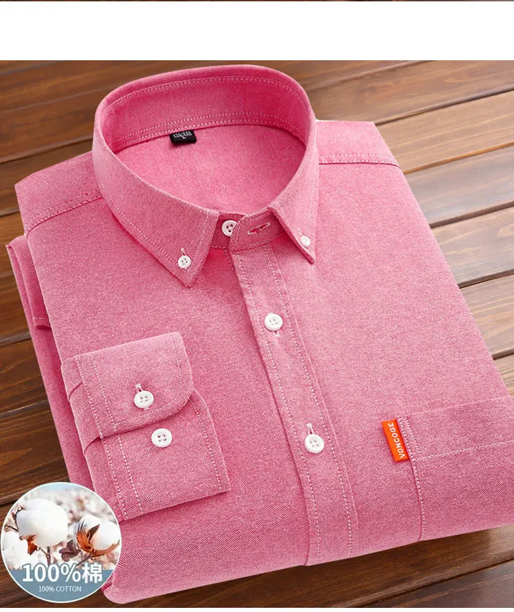 High-Quality Long Sleeve Shirt Comfort Fit