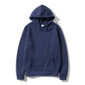 Unisex Solid Color Hoodie – Classic Casual Pullover Sweatshirt
