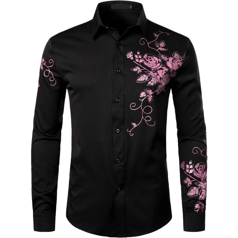 Elegant Men’s Long Sleeve Modern Fit