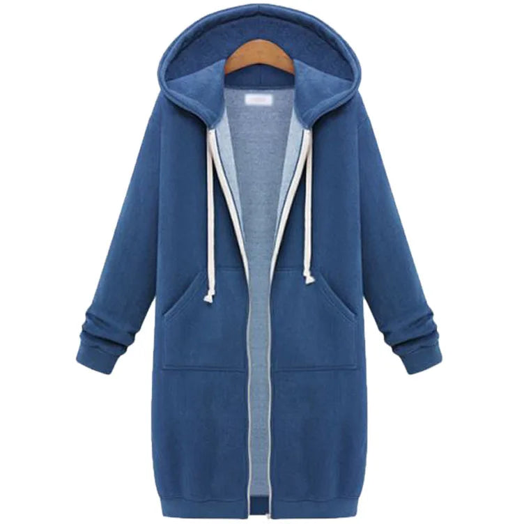 Women's Thick Hooded Sweatshirt – Cozy Warm Pullover
