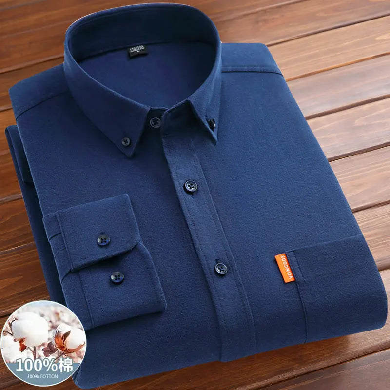 High-Quality Long Sleeve Shirt Comfort Fit