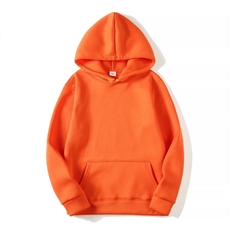 Unisex Solid Color Hoodie