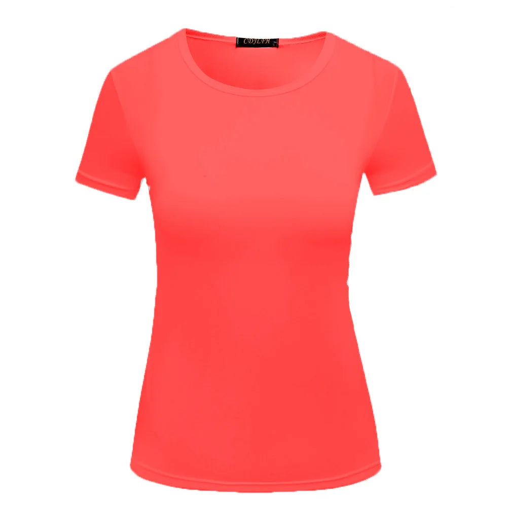 Classic Women’s Solid Color Tee – Comfortable Everyday Wear
