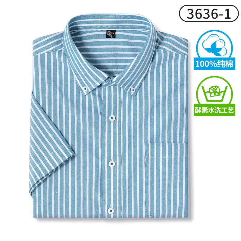 Men’s Oxford Shirt Button-Up Shirt