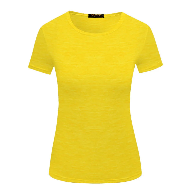 Classic Women’s Solid Color Tee – Comfortable Everyday Wear