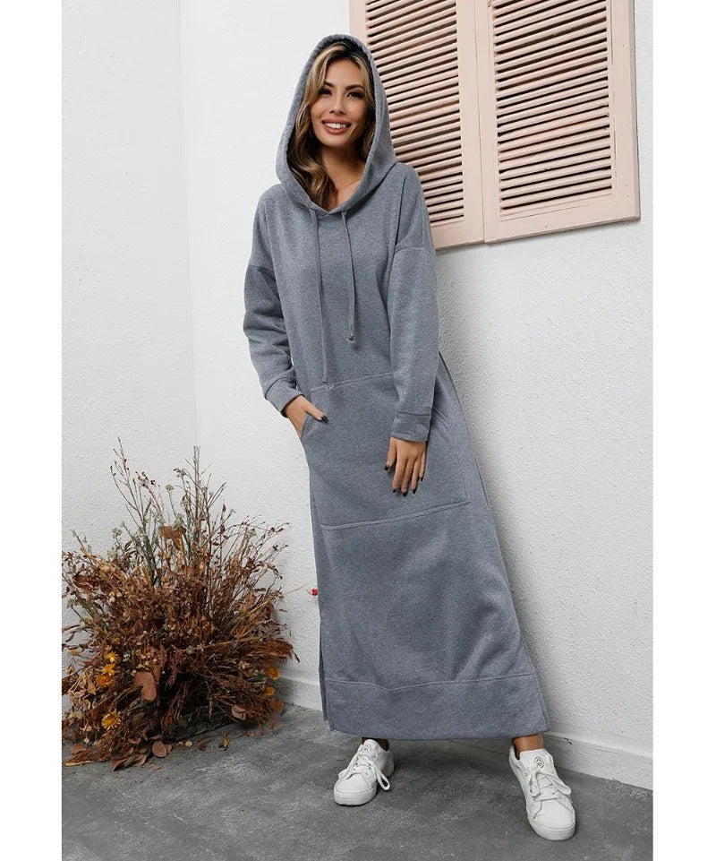 Hooded Midi Dress