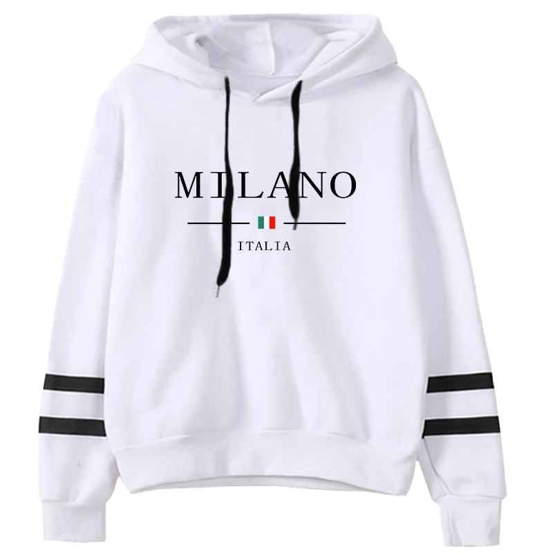 Women’s Printed Hoodie – Stylish Graphic Pullover Sweatshirt