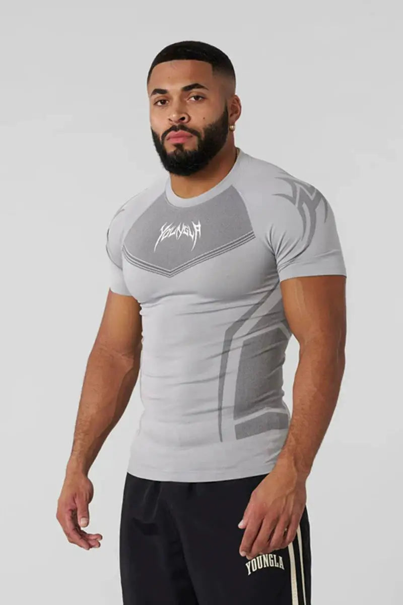 Men’s Slim Fit Workout Shirt – Athletic Compression Tee