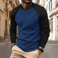 Men’s Color Block Raglan Tee – Stylish Casual Wear