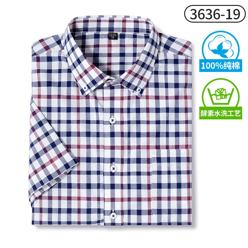 Men’s Oxford Shirt Button-Up Shirt