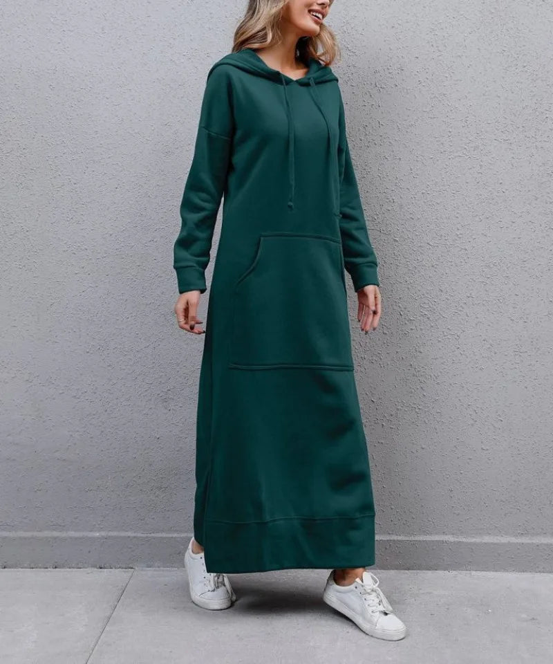 Hooded Midi Dress