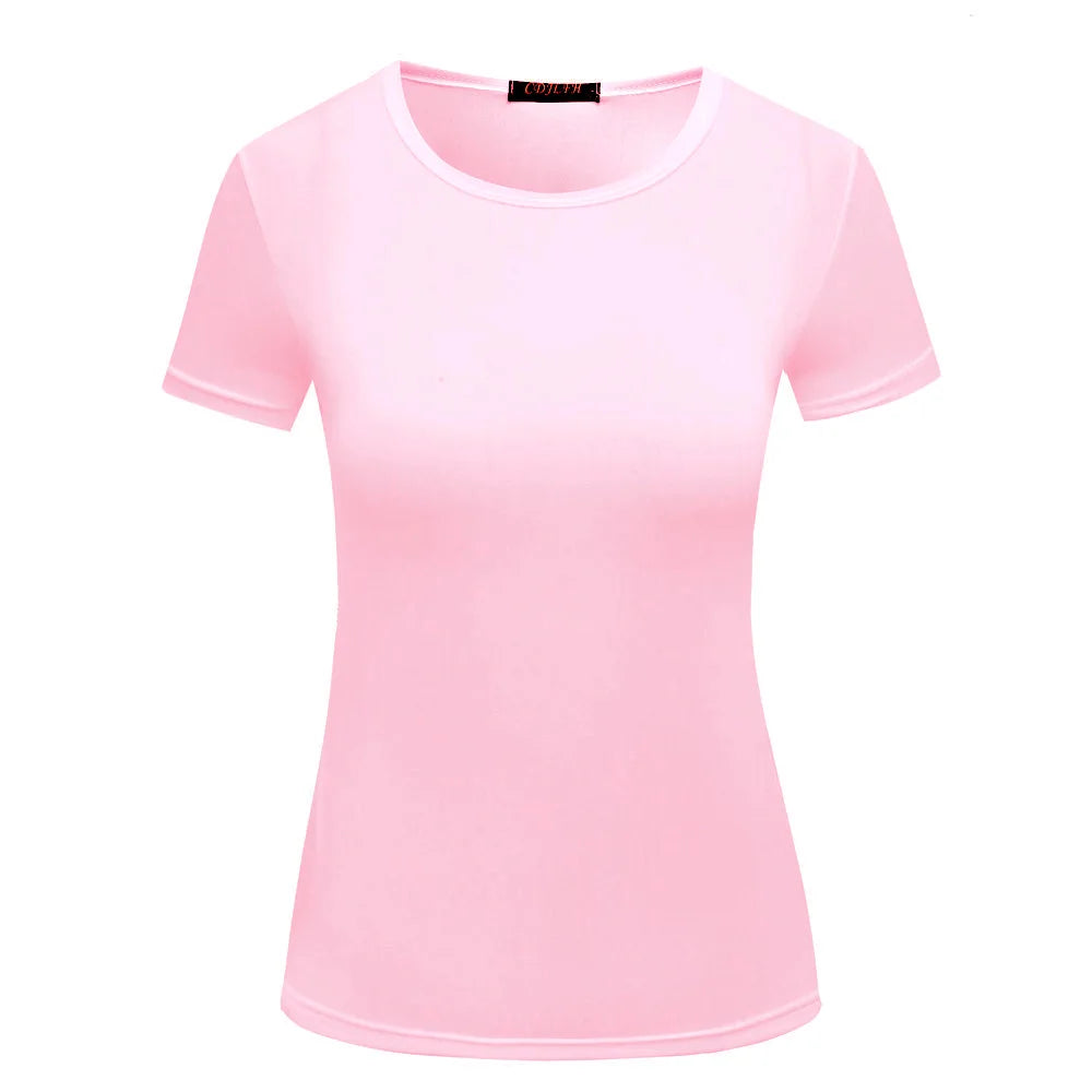 Classic Women’s Solid Color Tee – Comfortable Everyday Wear
