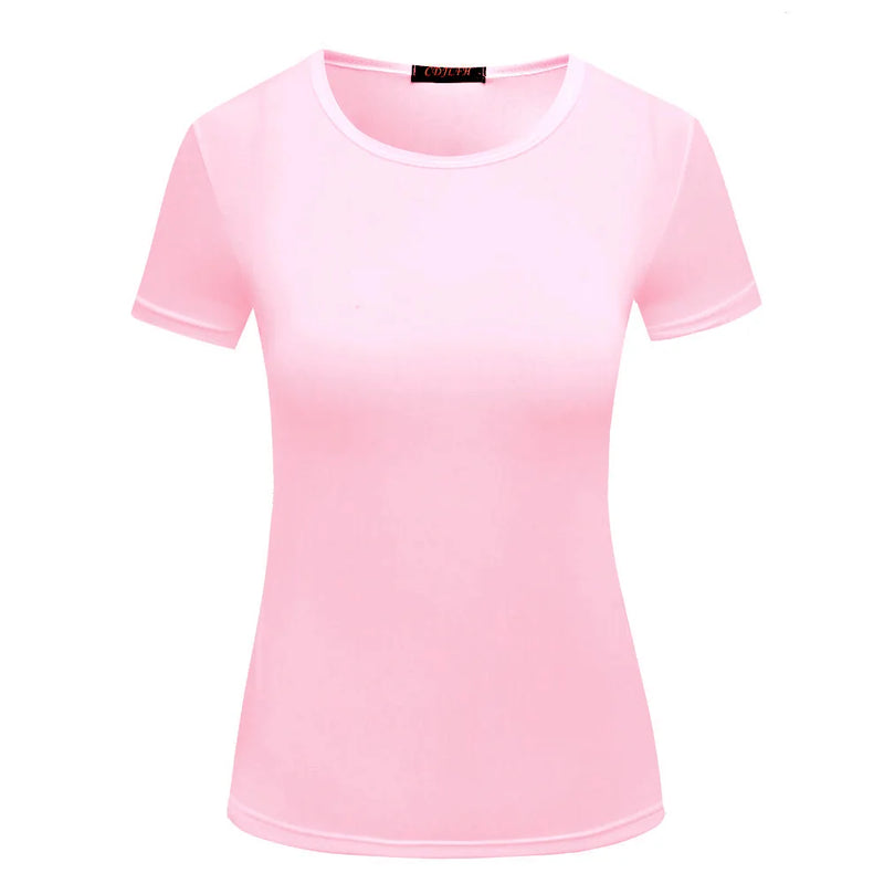 Classic Women’s Solid Color Tee – Comfortable Everyday Wear
