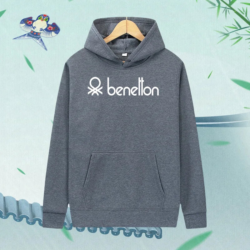 Unisex Long Sleeve Hoodie – Casual Pullover Sweatshirt